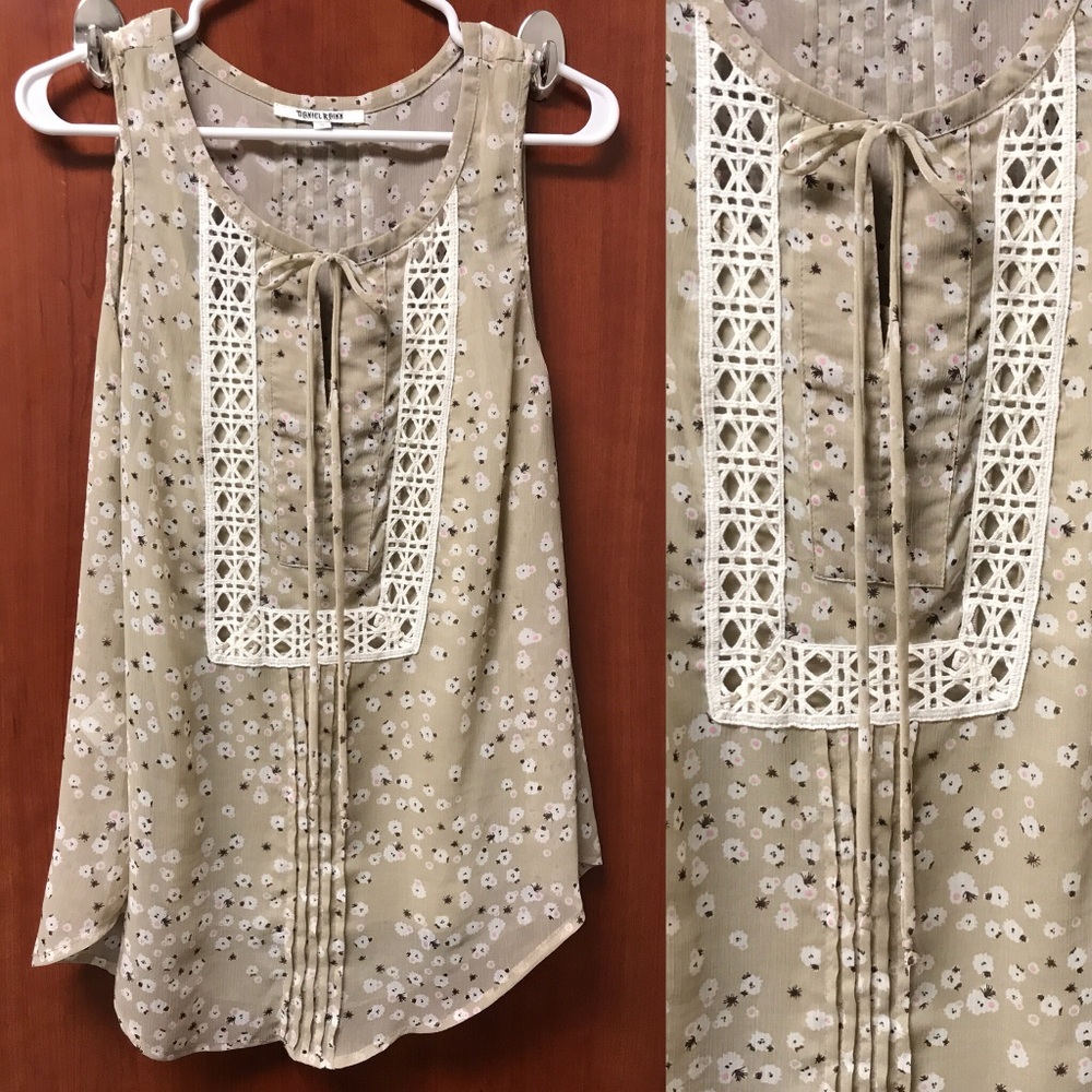 Daniel Rainn flowy tank top